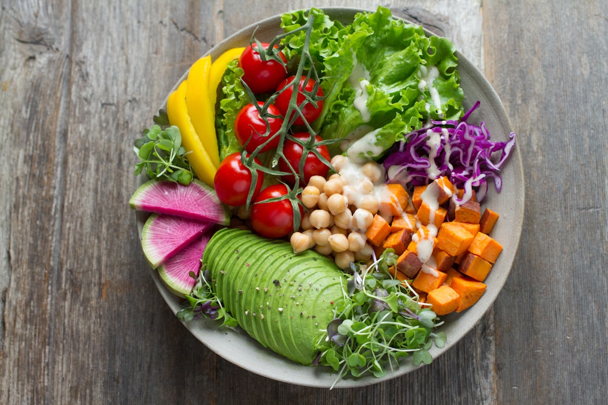 Plant-based nutrition vegetables and whole foods
